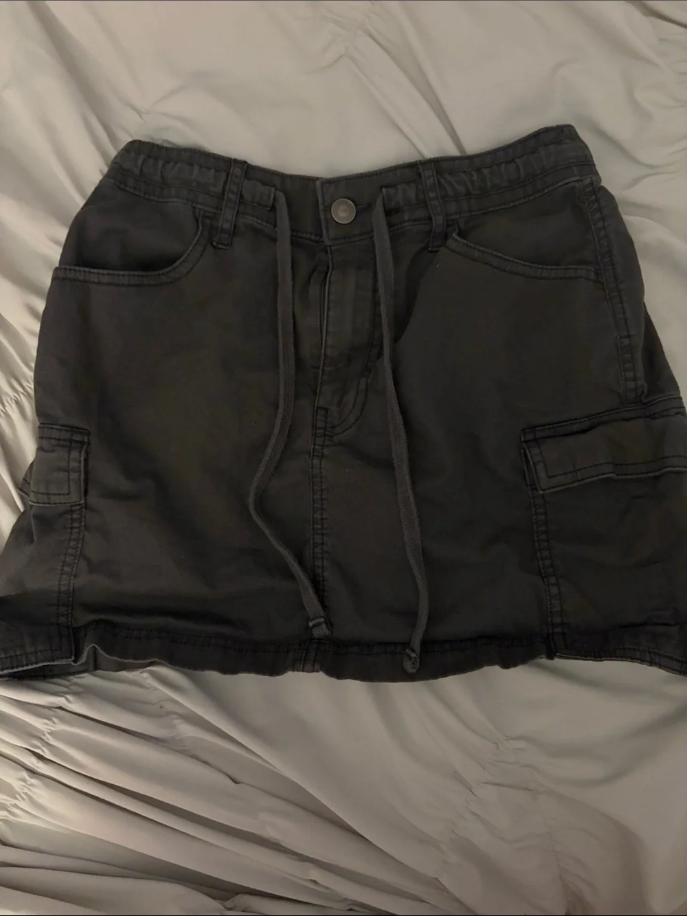 Hollister Dark Green Cargo Skorts